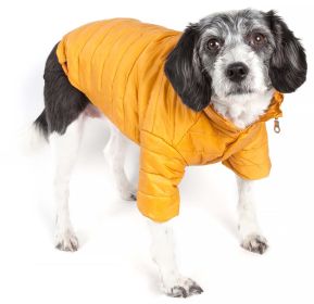 Lightweight Adjustable 'Sporty Avalanche' Pet Coat (size: large)