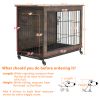 38 Inch Heavy-Duty Dog Crate Furniture